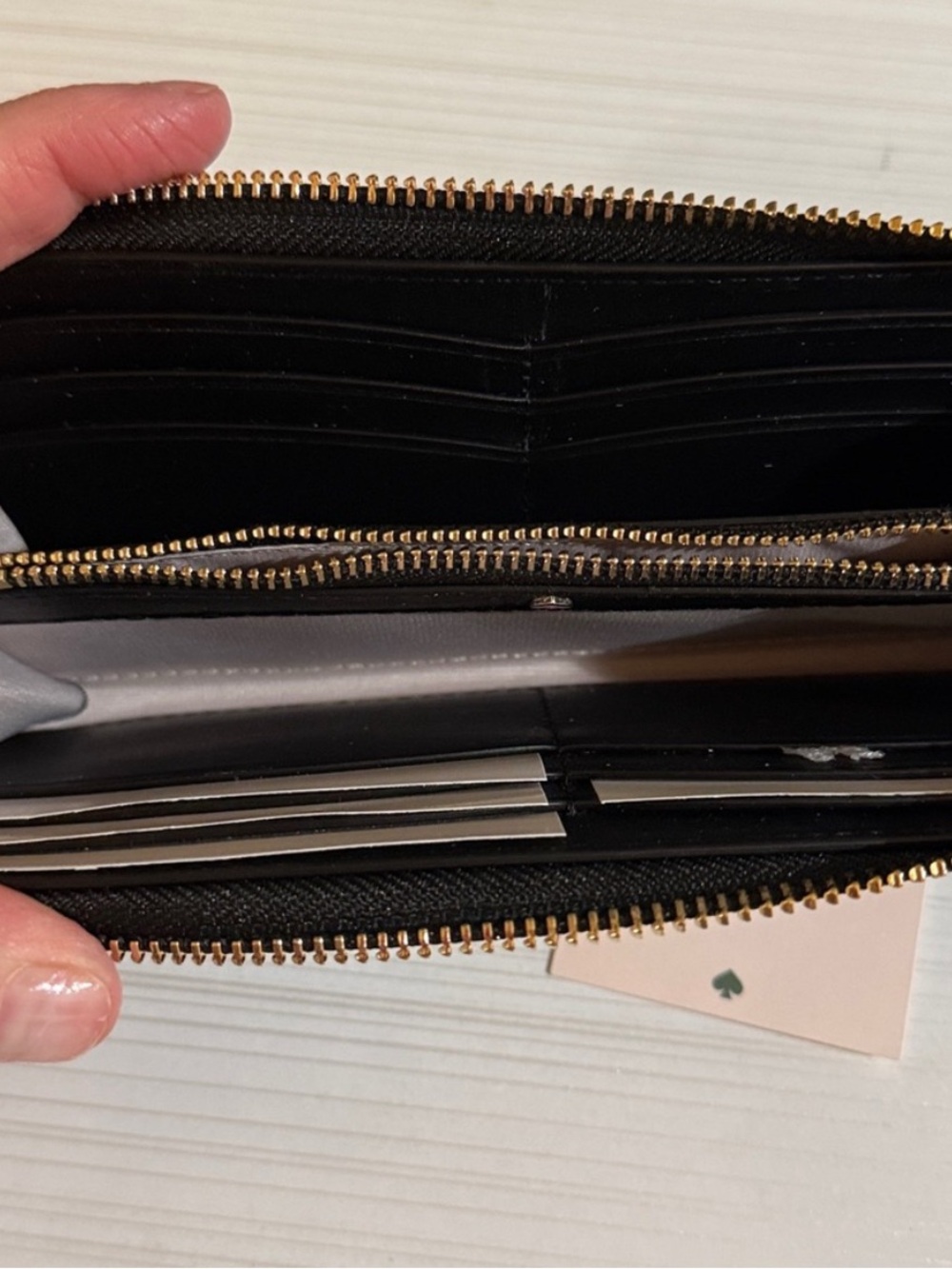 Kate Spade ♠️ NWT! RARE! Spademals Preeny Peacock Continental Long Wallet - Picture 7 of 8